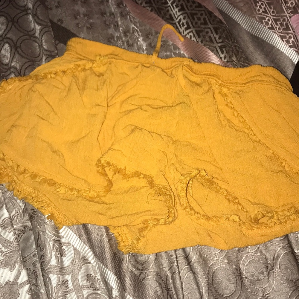 Yellow shorts